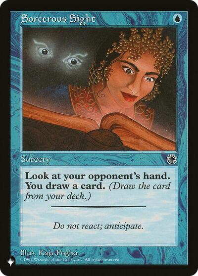 Sorcerous Sight (The List) Near Mint