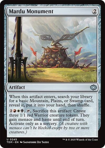 Mardu Monument (Tarkir: Dragonstorm) Near Mint