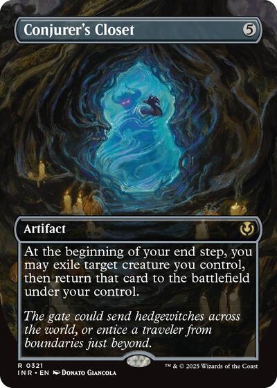 Conjurer's Closet (Borderless) (Innistrad Remastered) Near Mint Foil