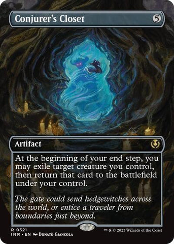 Conjurer's Closet (Borderless) (Innistrad Remastered) Near Mint Foil
