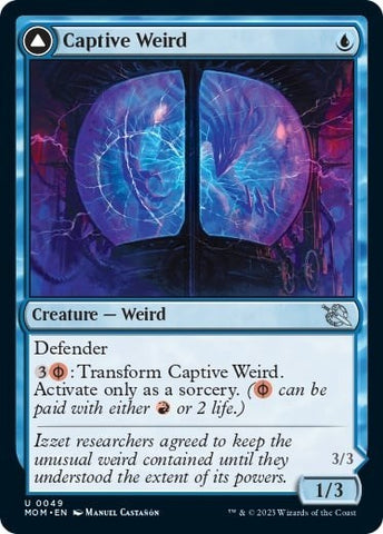 Captive Weird (March of the Machine) Near Mint Foil