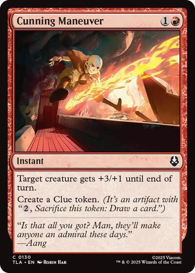 Cunning Maneuver (Avatar: The Last Airbender) Near Mint Foil