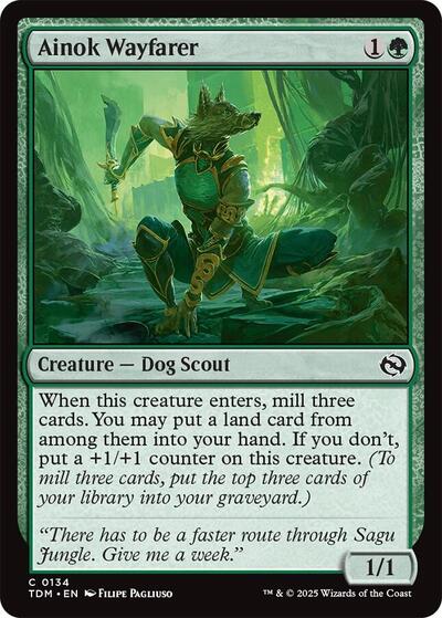 Ainok Wayfarer (Tarkir: Dragonstorm) Near Mint Foil