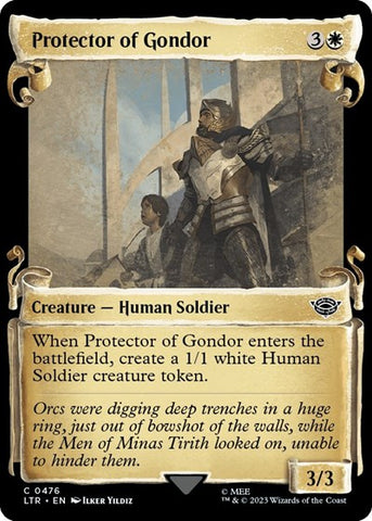 Protector of Gondor (Showcase Scrolls) (Universes Beyond: The Lord of the Rings: Tales of Middle-earth) Near Mint Foil