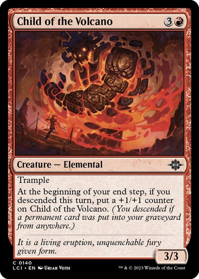 Child of the Volcano (The Lost Caverns of Ixalan) Near Mint Foil