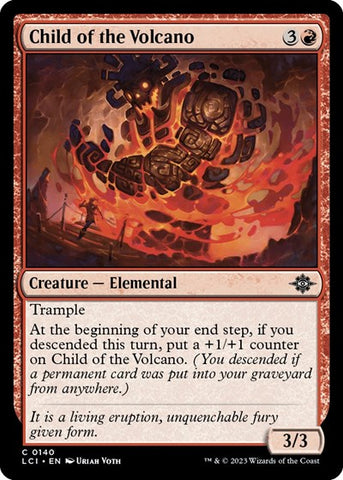 Child of the Volcano (The Lost Caverns of Ixalan) Near Mint Foil
