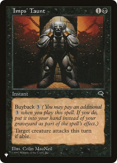 Imps' Taunt (The List) Near Mint