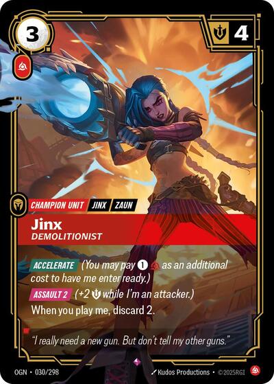 Jinx Demolitionist (Origins) Near Mint Foil