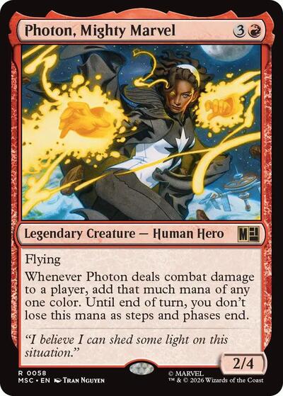 Photon, Mighty Marvel (Commander: Marvel Super Heroes) Near Mint