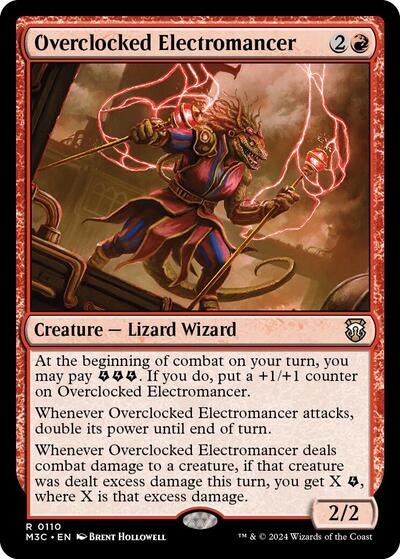 Overclocked Electromancer (Commander: Modern Horizons 3) Near Mint