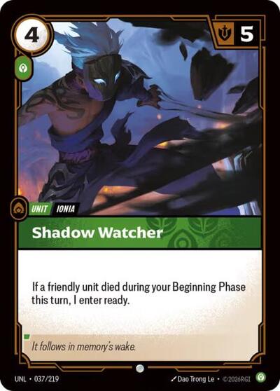 Shadow Watcher (Unleashed) Near Mint Foil