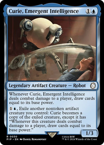 Curie, Emergent Intelligence (Universes Beyond: Fallout) Near Mint