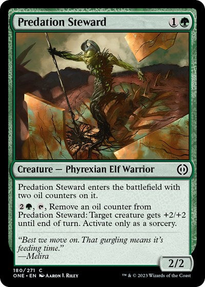 Predation Steward (Phyrexia: All Will Be One) Near Mint Foil