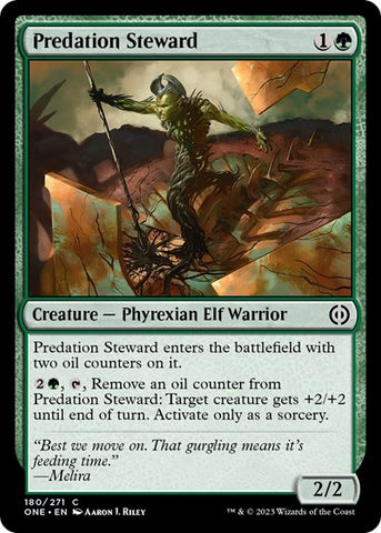 Predation Steward (Phyrexia: All Will Be One) Near Mint Foil