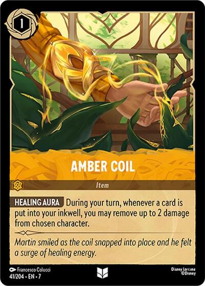 Amber Coil (Archazia's Island) Near Mint