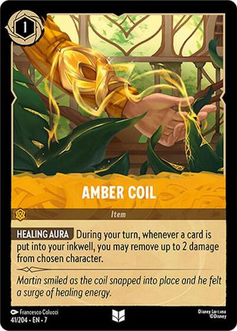 Amber Coil (Archazia's Island) Near Mint