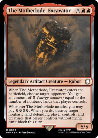 The Motherlode, Excavator (Universes Beyond: Fallout) Near Mint