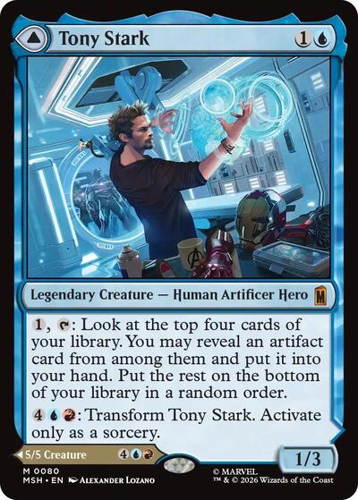 Tony Stark (Marvel Super Heroes) Near Mint Foil