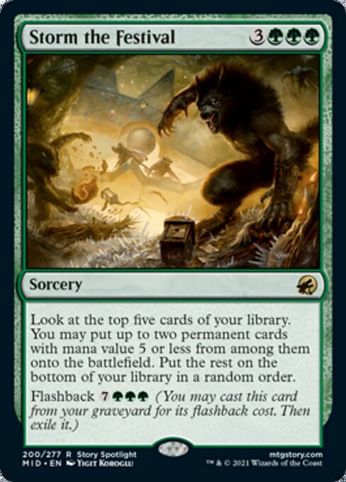 Storm the Festival (Innistrad: Midnight Hunt) Near Mint