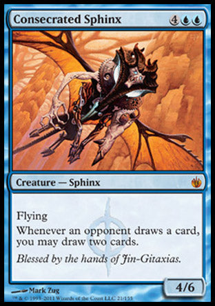 Consecrated Sphinx (Mirrodin Besieged) Near Mint