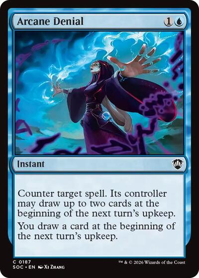 Arcane Denial (Commander: Secrets of Strixhaven) Near Mint