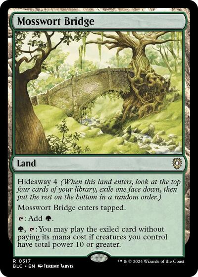 Mosswort Bridge (Commander: Bloomburrow) Near Mint