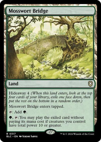Mosswort Bridge (Commander: Bloomburrow) Near Mint