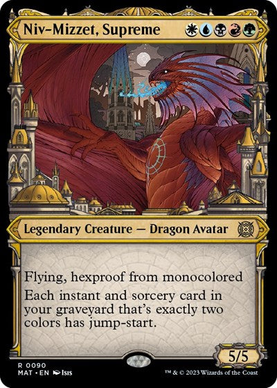 Niv-Mizzet, Supreme (Showcase) (March of the Machine: The Aftermath) Near Mint