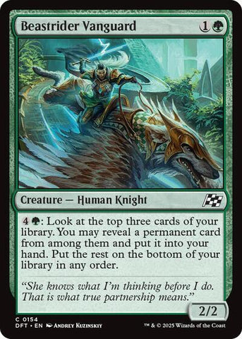 Beastrider Vanguard (Aetherdrift) Near Mint Foil