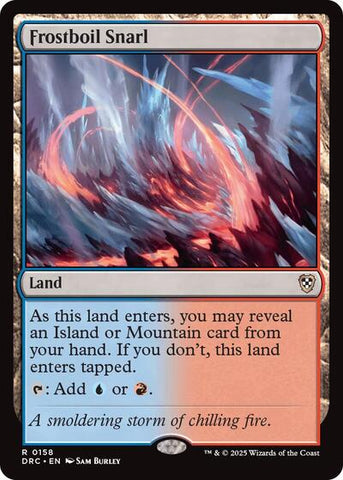 Frostboil Snarl (Commander: Aetherdrift) Near Mint