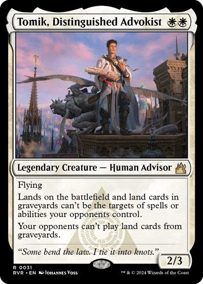 Tomik, Distinguished Advokist (Ravnica Remastered) Near Mint