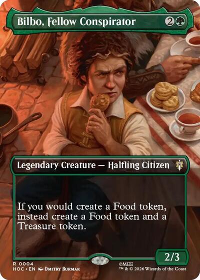 Bilbo, Fellow Conspirator (Borderless) (The Hobbit: Eternal-Legal) Near Mint