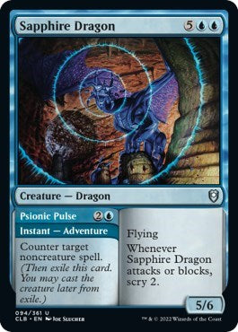 Sapphire Dragon (Commander Legends: Battle for Baldur's Gate) Near Mint