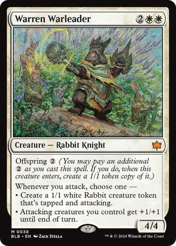 Warren Warleader (Bloomburrow) Near Mint