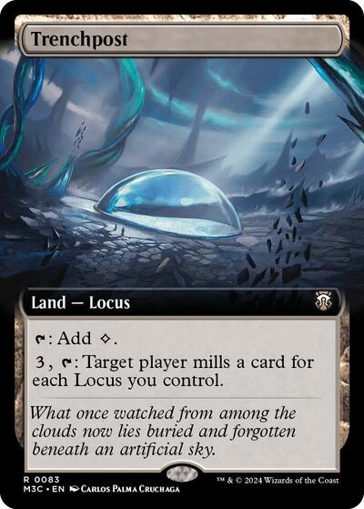 Trenchpost (Extended Art) (Commander: Modern Horizons 3) Near Mint