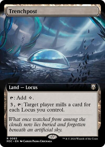 Trenchpost (Extended Art) (Commander: Modern Horizons 3) Near Mint