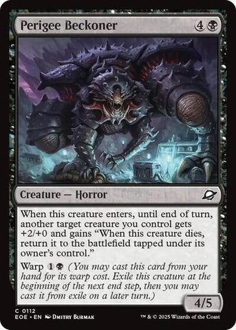 Perigree Beckoner (Edge of Eternities) Near Mint Foil
