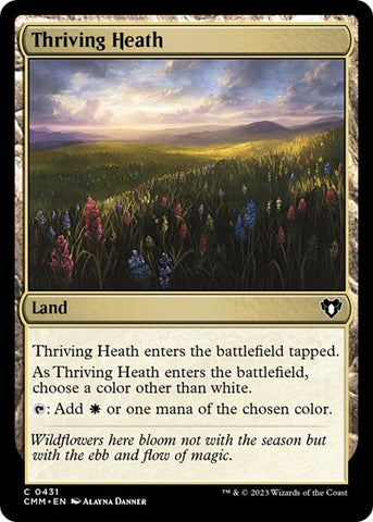 Thriving Heath (Commander Masters) Near Mint Foil