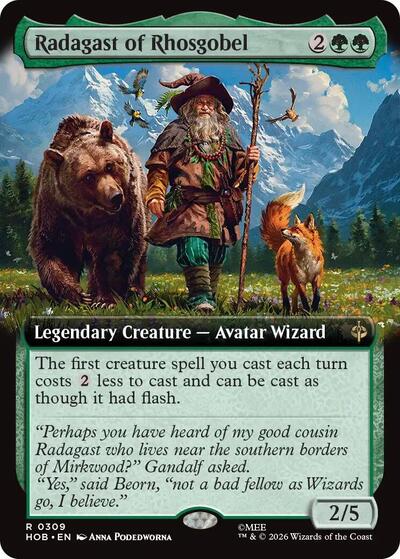 Radagast of Rhosgobel (Extended Art) (The Hobbit) Near Mint Foil