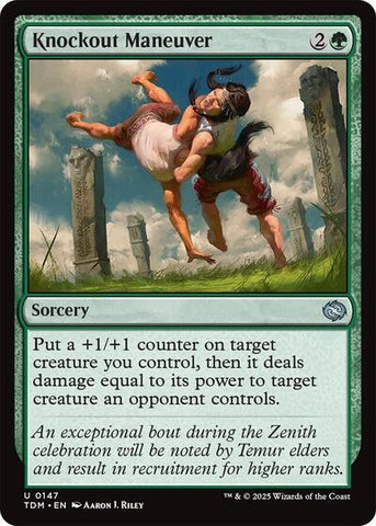 Knockout Maneuver (Tarkir: Dragonstorm) Near Mint