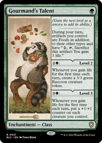 Gourmand's Talent (Commander: Bloomburrow) Near Mint