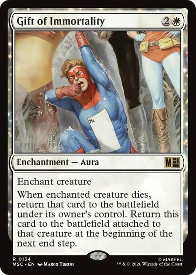 Gift of Immortality (Surge Foil) (Commander: Marvel Super Heroes) Near Mint Foil