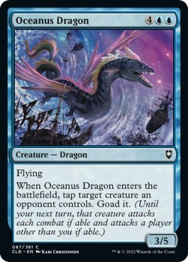 Oceanus Dragon (Commander Legends: Battle for Baldur's Gate) Near Mint Foil