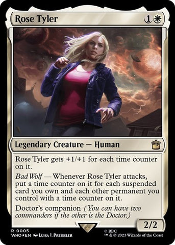 Rose Tyler (Universes Beyond: Doctor Who) Near Mint Foil