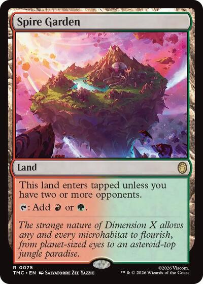 Spire Garden (Commander: Teenage Mutant Ninja Turtles) Near Mint Foil