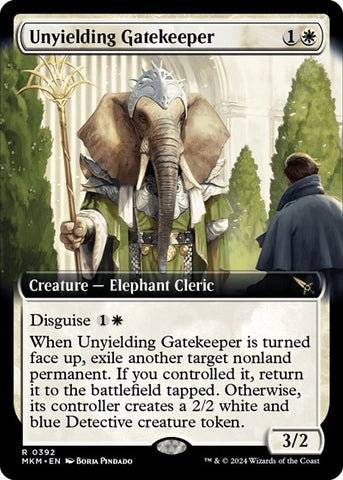 Unyielding Gatekeeper (Extended Art) (Murders at Karlov Manor) Near Mint