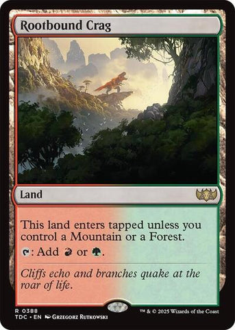 Rootbound Crag (Commander: Tarkir: Dragonstorm) Near Mint