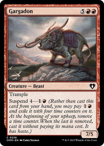 Gargadon (Commander Masters) Near Mint Foil