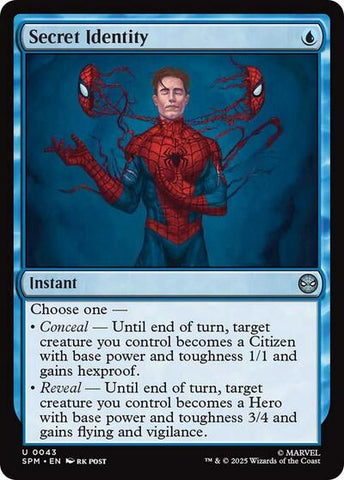 Secret Identity (Marvel's Spider-Man) Near Mint Foil