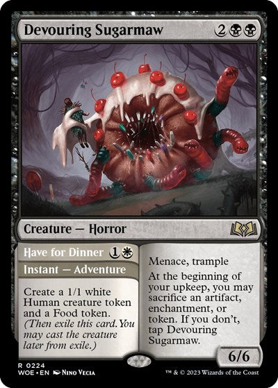 Devouring Sugarmaw (Wilds of Eldraine) Near Mint Foil